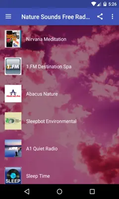 Nature Sounds Free Radio Live android App screenshot 3